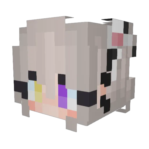 FloatinGoats Minecraft avatar head, 3D render