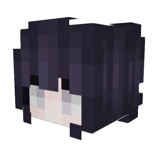 Floatwings Minecraft avatar head, 3D render
