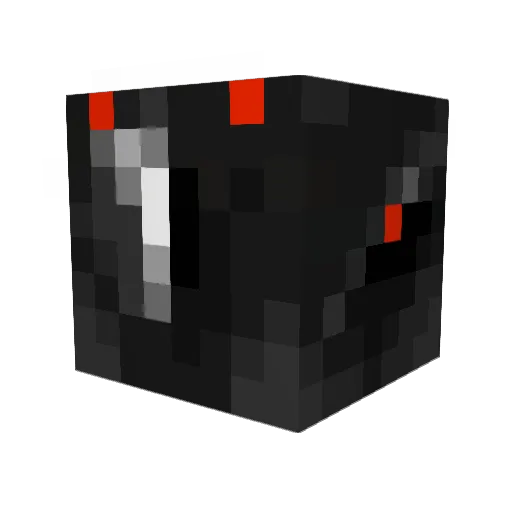 Flock55 Minecraft avatar head, 3D render