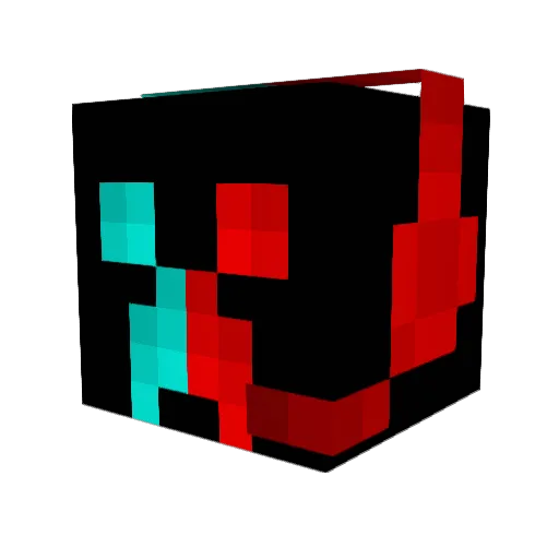 FlockHell Minecraft avatar head, 3D render
