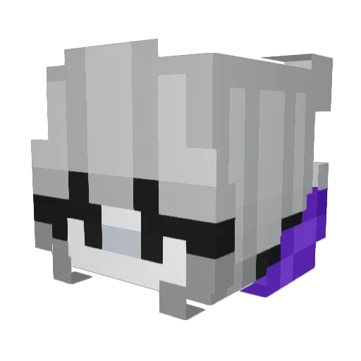 FlocosDEV Minecraft avatar head, 3D render
