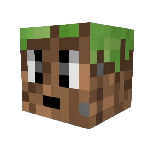 FloidoiLP Minecraft avatar head, 3D render
