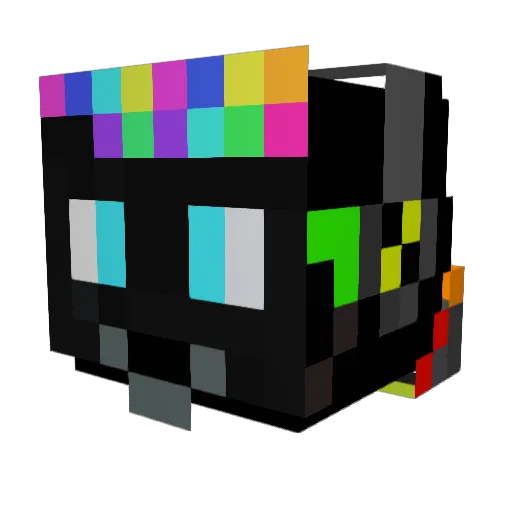 Flokellner241 Minecraft avatar head, 3D render