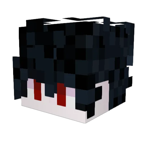 FlokiWo Minecraft avatar head, 3D render