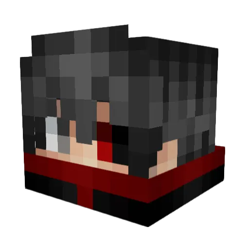 Flokoes Minecraft avatar head, 3D render