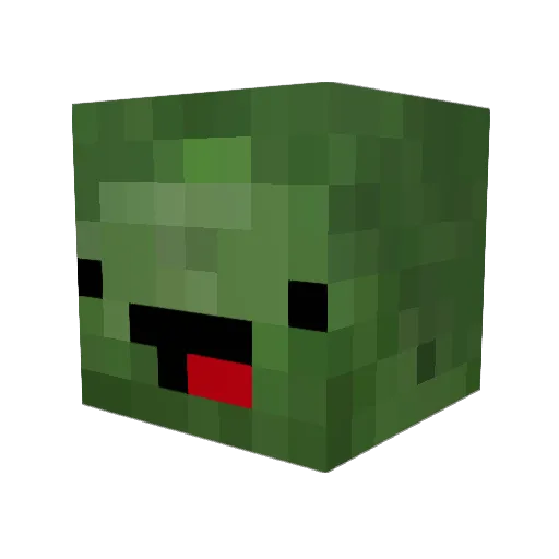 FlomangoLP Minecraft avatar head, 3D render