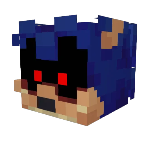 FloodedAtol6692 Minecraft avatar head, 3D render