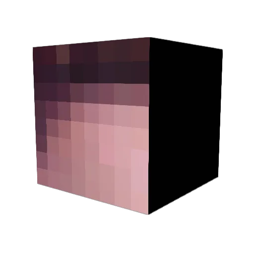 Floodmana Minecraft avatar head, 3D render