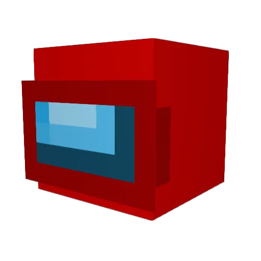 Floofyballs Minecraft avatar head, 3D render
