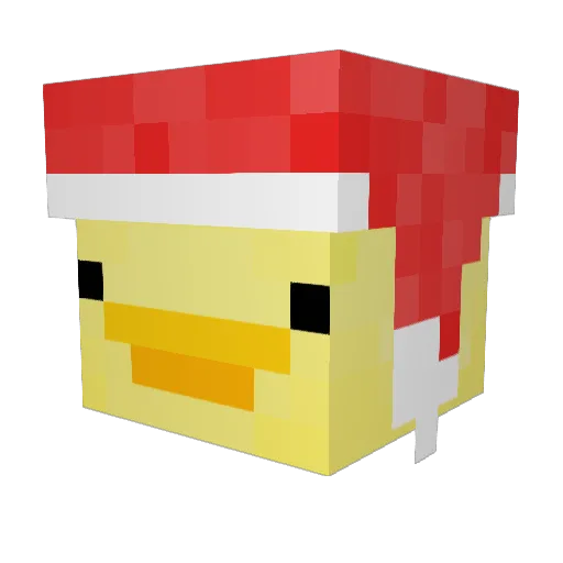 Floomped Minecraft avatar head, 3D render