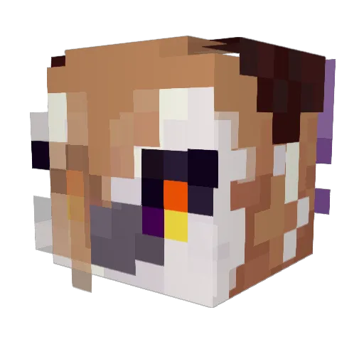 FloopLoop_uwu Minecraft avatar head, 3D render