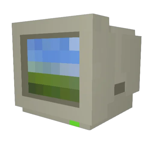 Floorcheese Minecraft avatar head, 3D render