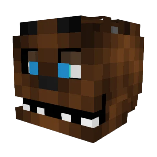 FlooxsPgm Minecraft avatar head, 3D render