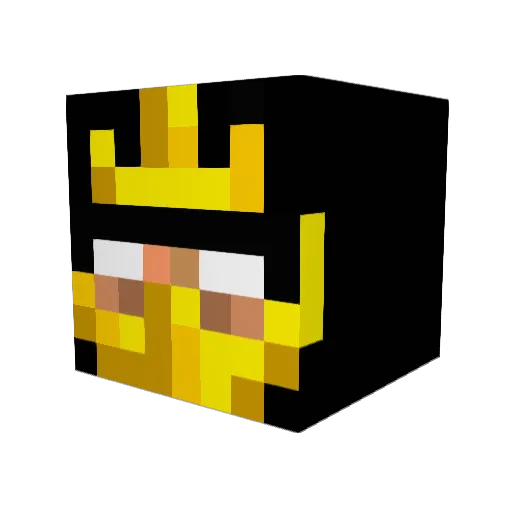 FloppyTaco Minecraft avatar head, 3D render