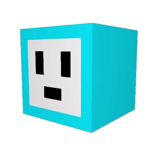 Floppyx__ Minecraft avatar head, 3D render