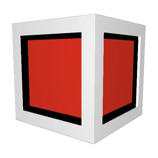 Flopyz Minecraft avatar head, 3D render