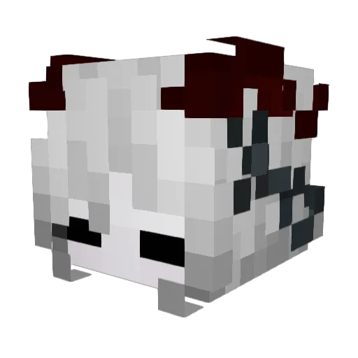Flor6023 Minecraft avatar head, 3D render