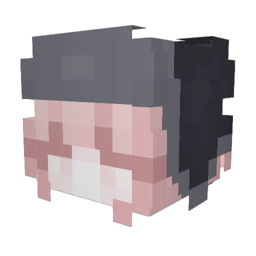 FloralPrince649 Minecraft avatar head, 3D render
