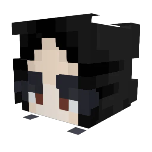 Florcyos Minecraft avatar head, 3D render
