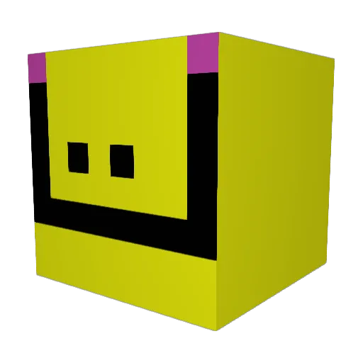 FlorenceEQB Minecraft avatar head, 3D render