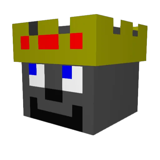 Florencia2013 Minecraft avatar head, 3D render