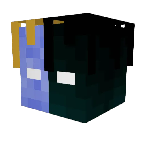 Florial14 Minecraft avatar head, 3D render