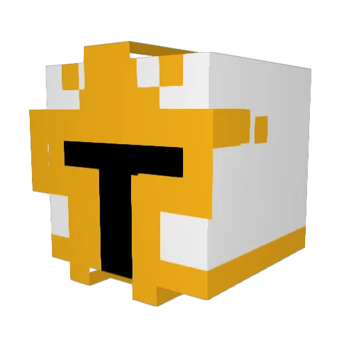 Florian4329 Minecraft avatar head, 3D render