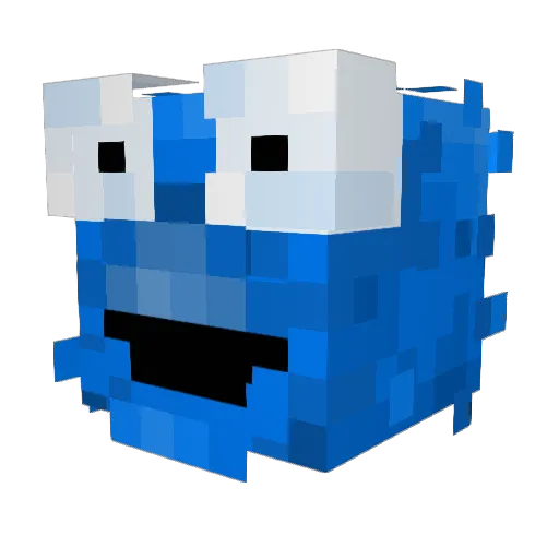 Florida4681 Minecraft avatar head, 3D render