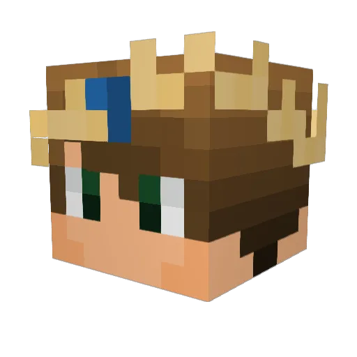 FloridaOutcast Minecraft avatar head, 3D render