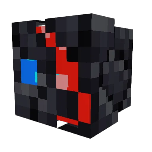 Florider1992 Minecraft avatar head, 3D render