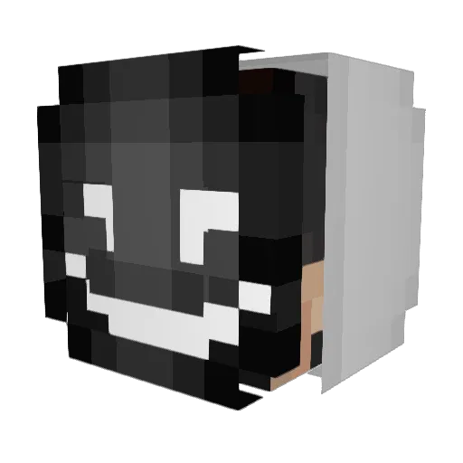 Floridiann Minecraft avatar head, 3D render