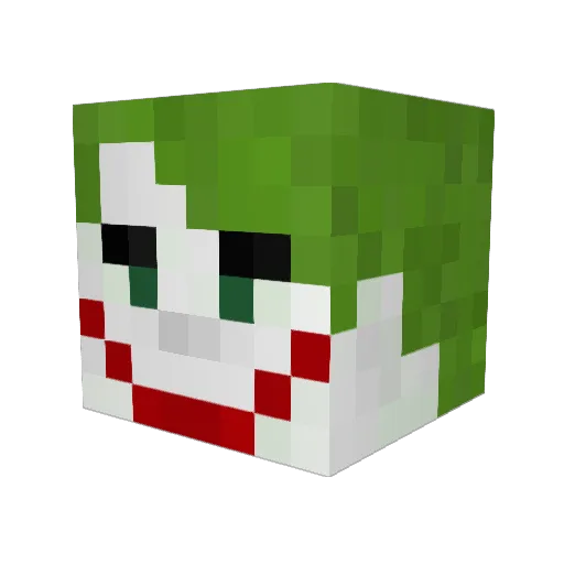 Floryan77 Minecraft avatar head, 3D render