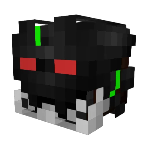 Flosyk Minecraft avatar head, 3D render