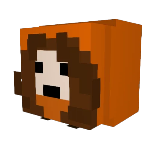 Floto_SDLG Minecraft avatar head, 3D render