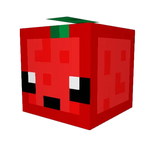 FlowXI Minecraft avatar head, 3D render