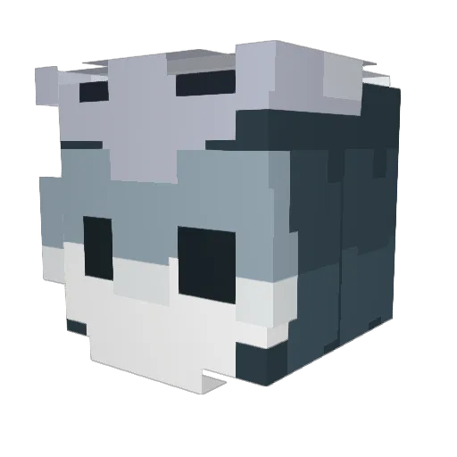 Flower_frogg Minecraft avatar head, 3D render