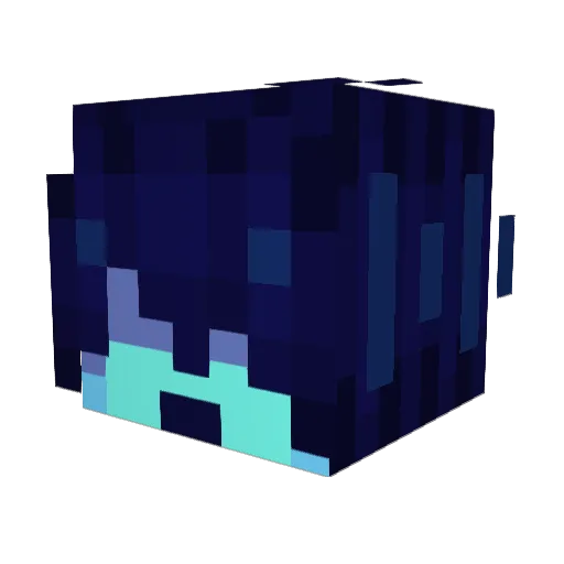 Floweree Minecraft avatar head, 3D render