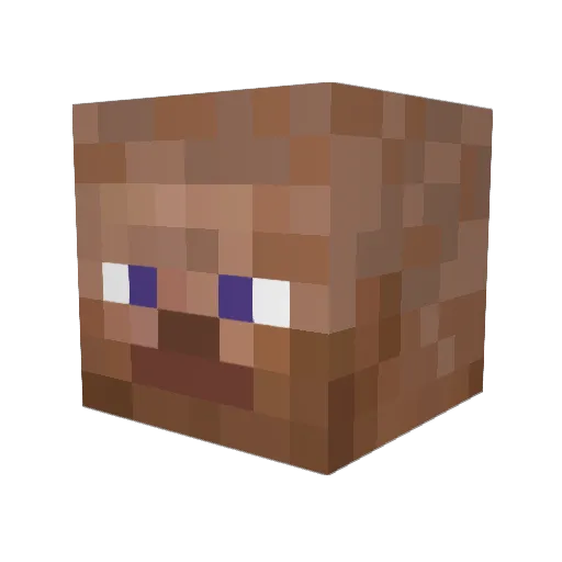 FlowersLR Minecraft avatar head, 3D render