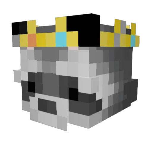 Flowing_River Minecraft avatar head, 3D render