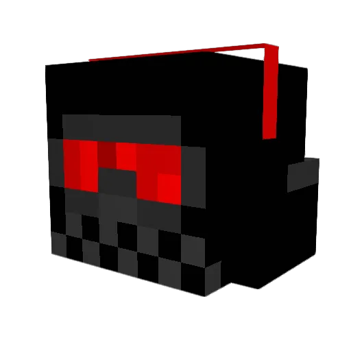 FlownHaha Minecraft avatar head, 3D render