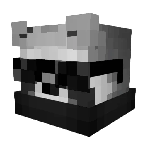 Flowzinhoo Minecraft avatar head, 3D render