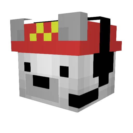 Floydisnotpink Minecraft avatar head, 3D render