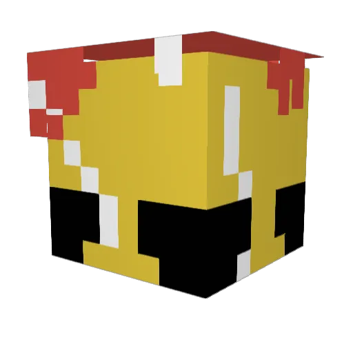 Floydslayer69 Minecraft avatar head, 3D render