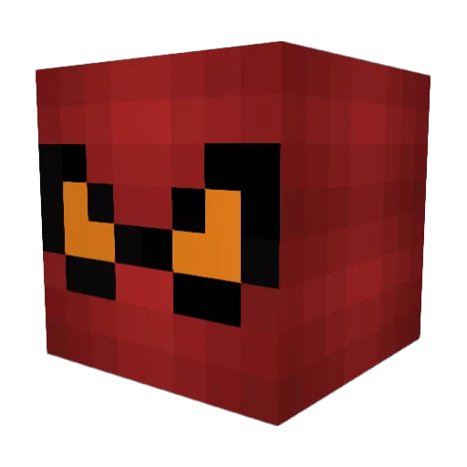 Floza19 Minecraft avatar head, 3D render