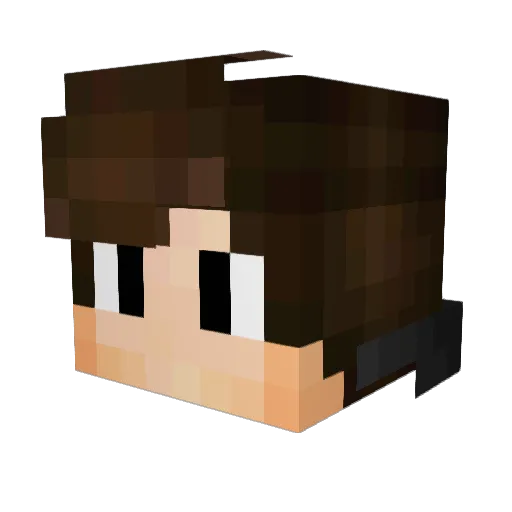 Flre_ Minecraft avatar head, 3D render
