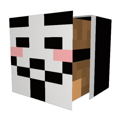 FluXRyan Minecraft avatar head, 3D render