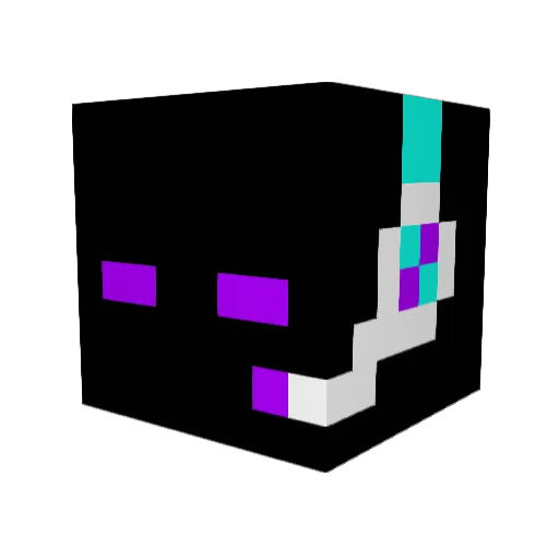 Flu_stone Minecraft avatar head, 3D render