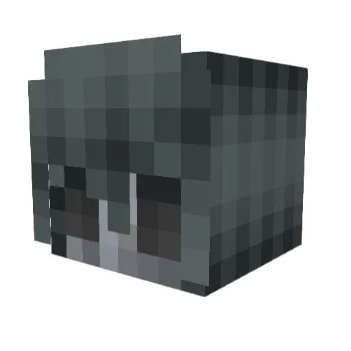 Flubber_Hawk Minecraft avatar head, 3D render