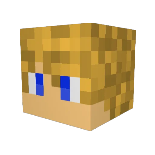 Flubber_Lover Minecraft avatar head, 3D render
