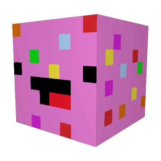 FluffBoss1000 Minecraft avatar head, 3D render
